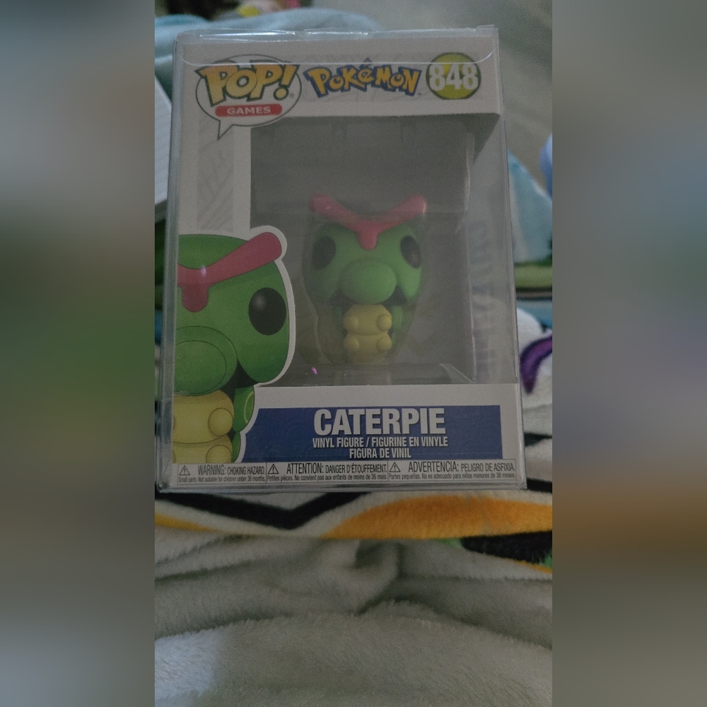 Funko Pop! Caterpie Green and Pink Figure 848